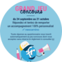 Grand concours du 24 au 21 octobre 2018