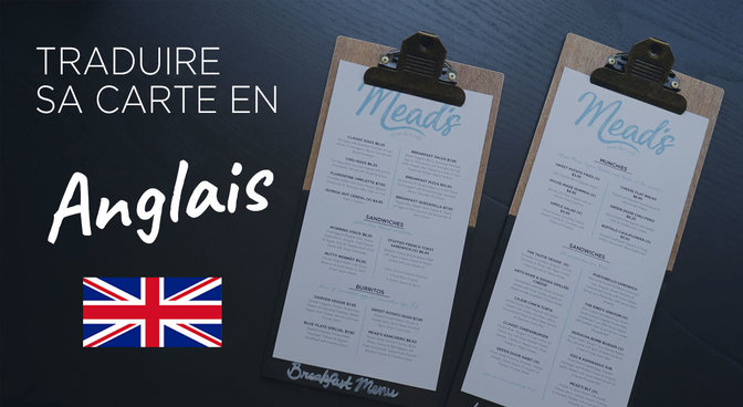 menu français anglais